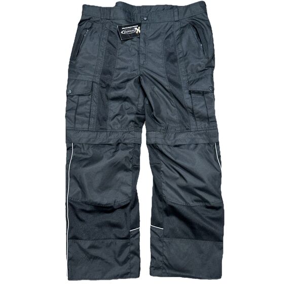 NWT Xelement CF-991493 Men’s 46x31 Motorcycle Racing Black Pants X-Armor Protect - Picture 1 of 8
